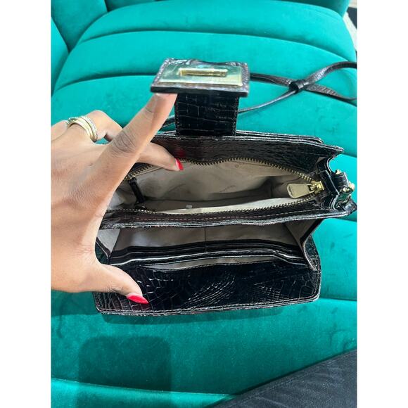 Brown Brahmin Croc Embossed Purse - Picture 6 of 10